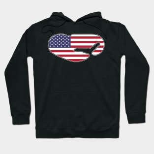 Daytona International Speedway - Road Course [flag] Hoodie